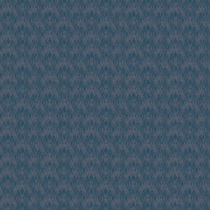 Nappe pur coton motif jacquard bleu gris Mille ikats petrole