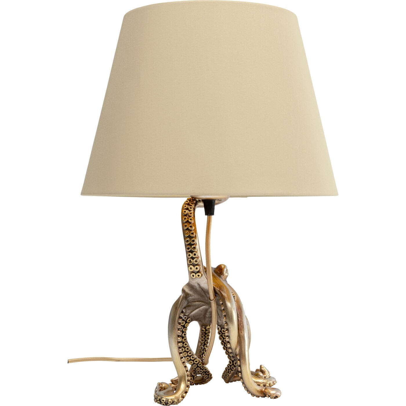Lampe pieuvre dorée 44cm Kare Design