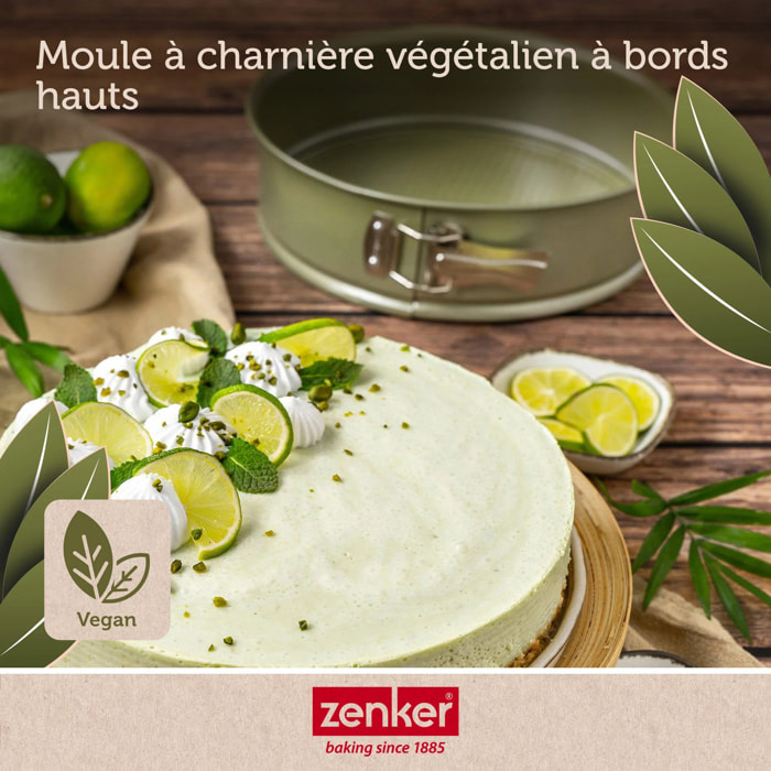 Set pâtisserie avec moule à manqué revêtement cire de carnauba, bols à mixer, verre mesureur et spatule Zenker