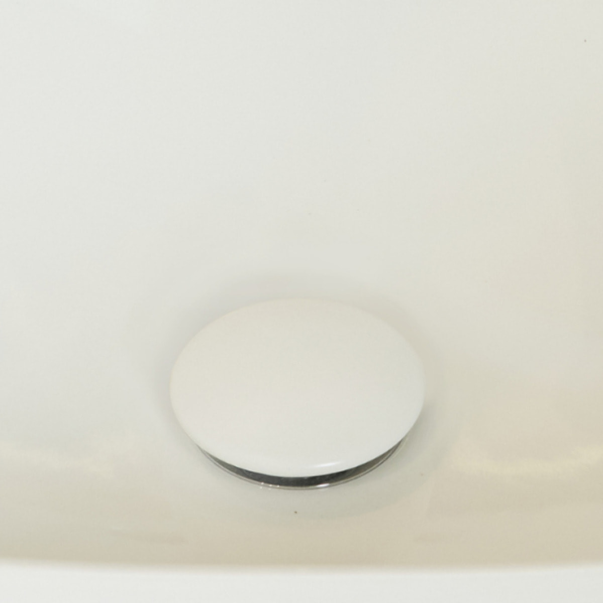 Bonde de vidage click laque satinée blanc