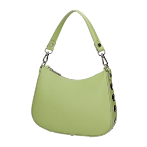 Borsa a spalla da donna - Modello False - 100% pelle ruga - 26.0 x 18.0 x 4.0 cm