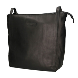Borsa a tracolla da uomo - Modello False - Vera pelle - 37.0 x 36.0 x 14.0 cm