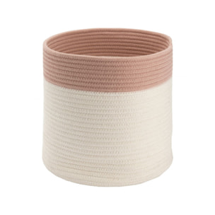 Panier de rangement 30x30 cm bicolore - LOUNI 585