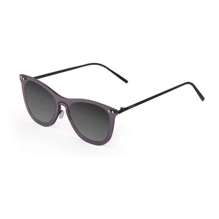Gafas de sol OCEAN GENOVA - Negro transparente / Cielo negro degradado y patillas de metal negro mate
