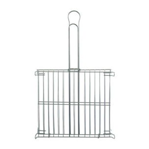 Grille barbecue rectangulaire avec pieds 30x35cm Acier Chromé MSV