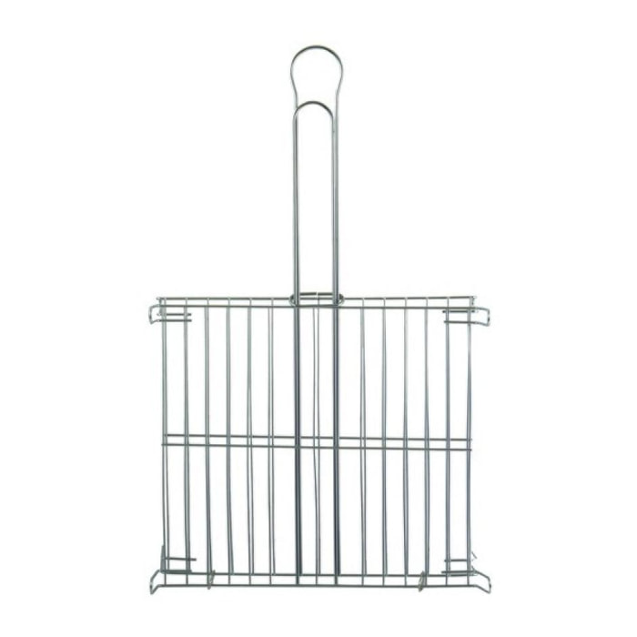 Grille barbecue rectangulaire avec pieds 30x35cm Acier Chromé MSV