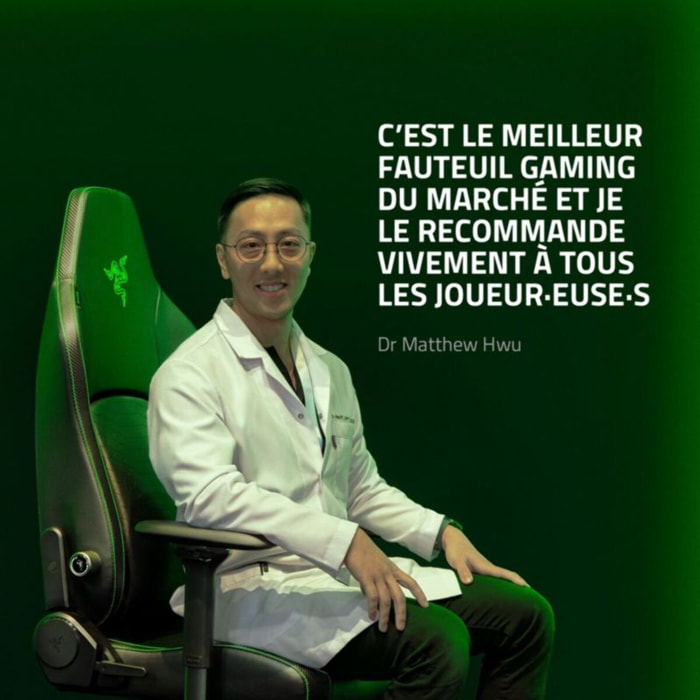 Chaise gaming RAZER Iskur V2 Noir