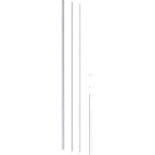 Kit de montage pour paroi de douche 195 cm, chrome (SATWIPROFIL6)