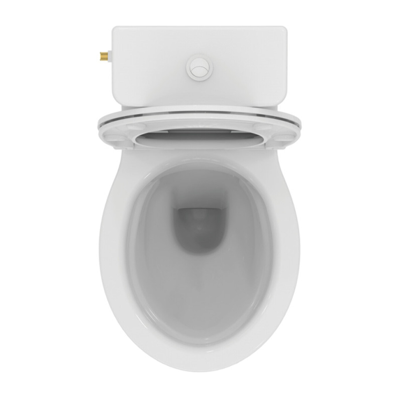 WC à poser sans bride sortie horizontale TIRSO RimLS+ avec abattant frein de chute