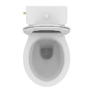 WC à poser sans bride sortie horizontale TIRSO RimLS+ avec abattant frein de chute