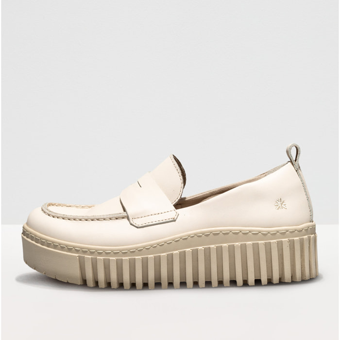 Zapatos 1530 GRASS WAXED CREAM/BRIGHTON color Cream