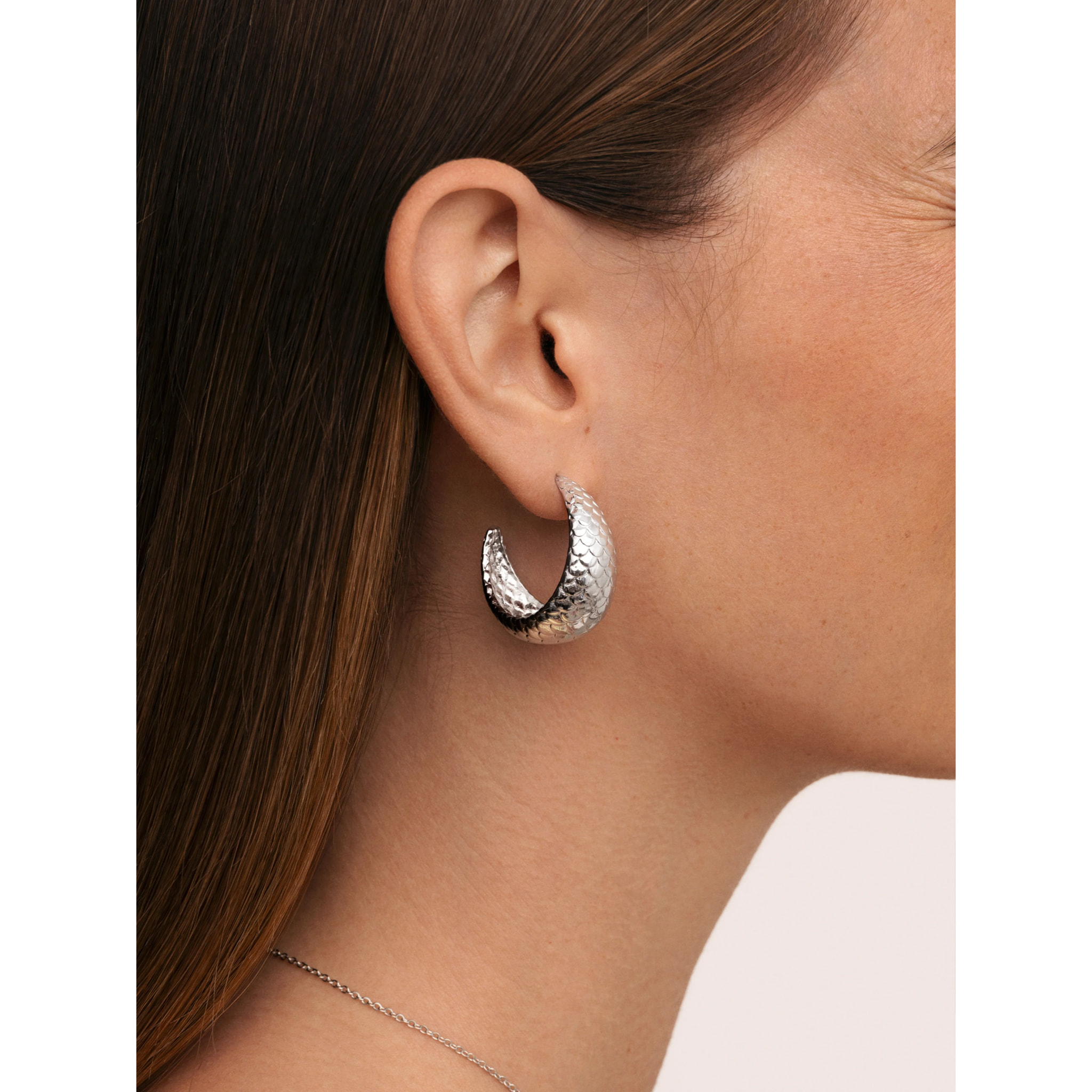 Pendientes Aro Mermaid Acero