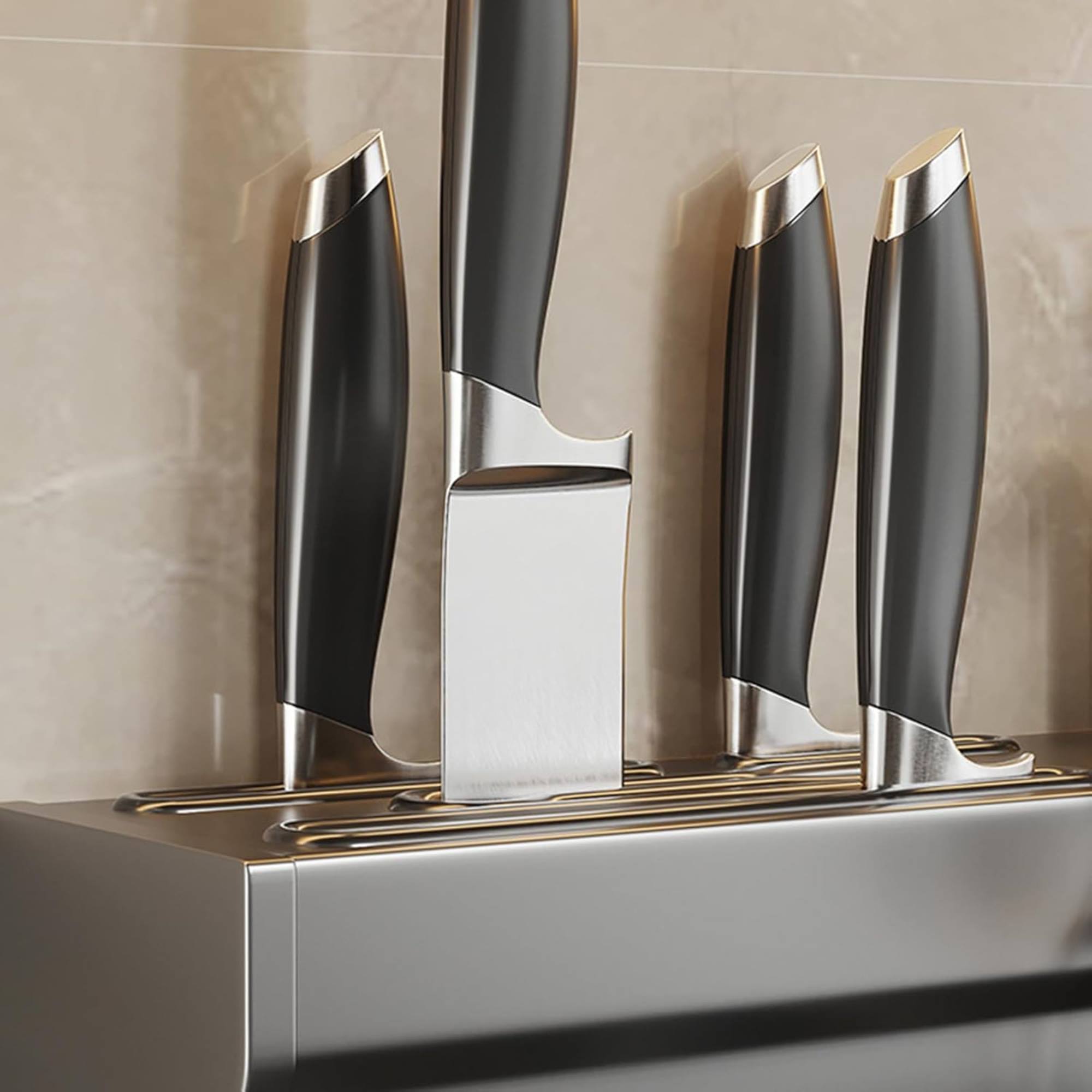 Rack de ordenación para colgar en acero negro 50x19,5x10cm