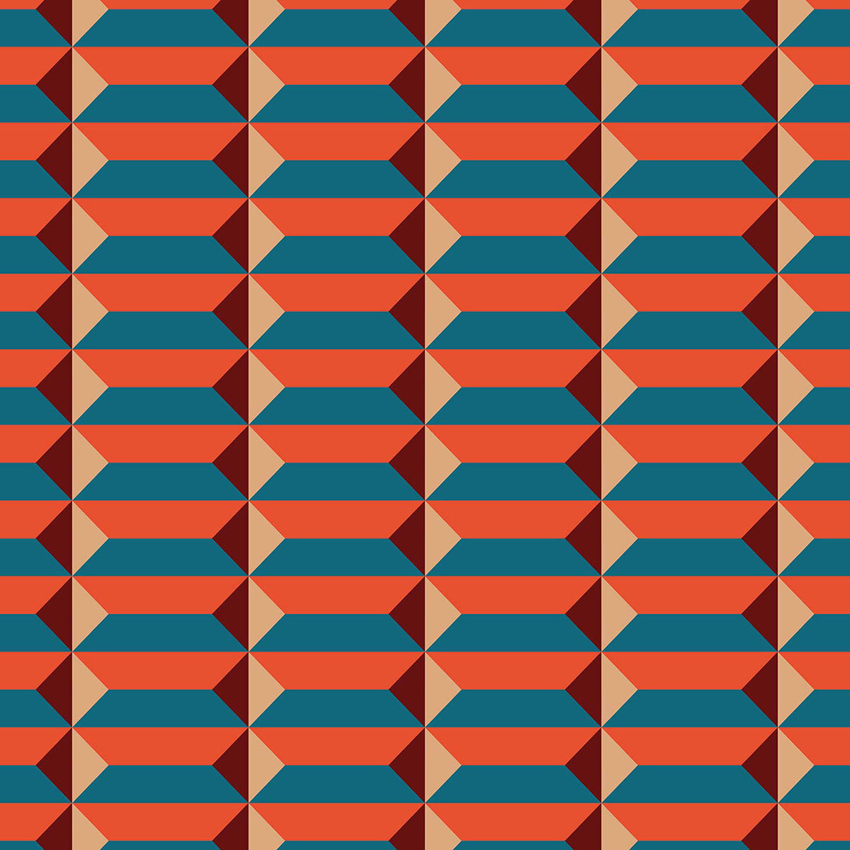 Papier peint, trapezoidal Intissé