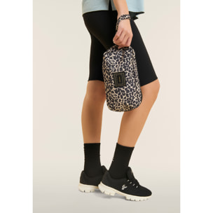 Trousse animalier con laccetto e logo con strass