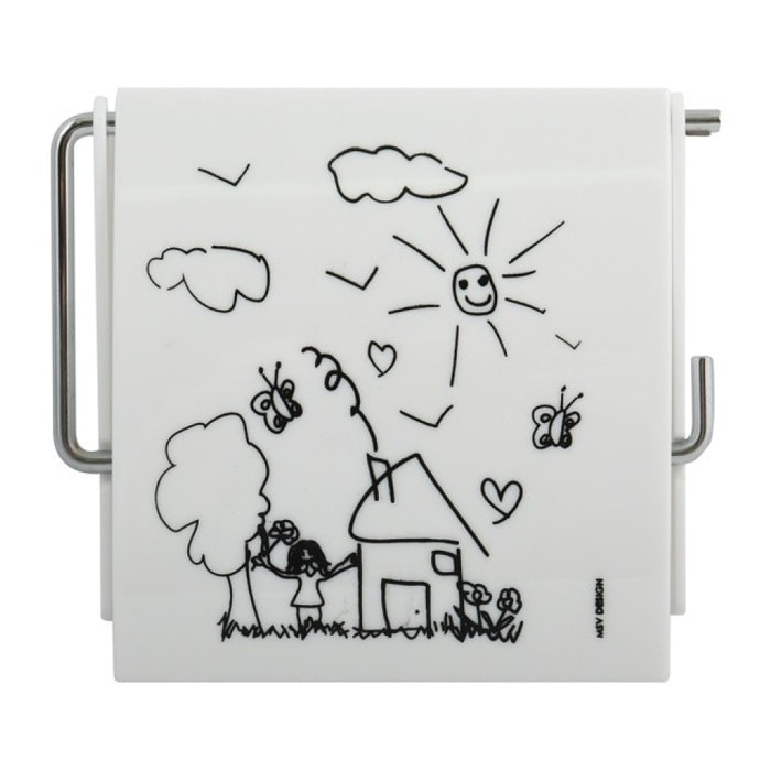 Porte rouleau papier wc Mural Jardin d'enfants MSV