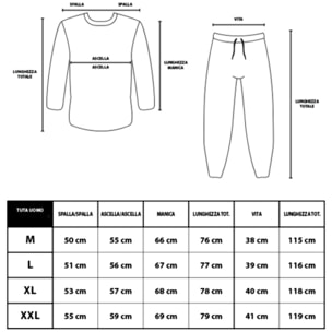 Tuta Uomo Full Zip LIABEL Cotone Felpato Art.0PUI23