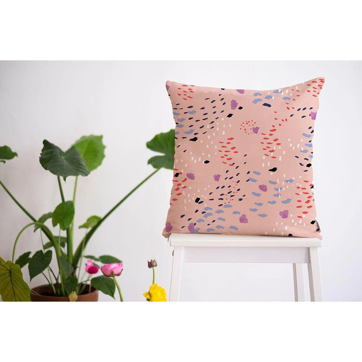 Funda de cojín "Mi hogar es donde está mamá"