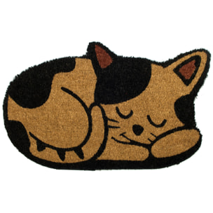 Zerbino Cocco Ingresso Casa Antiscivolo Sagomato Animal Cat