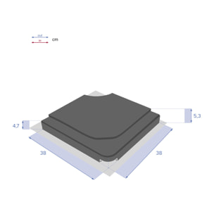 Dalle pour parasol Stacio Noir