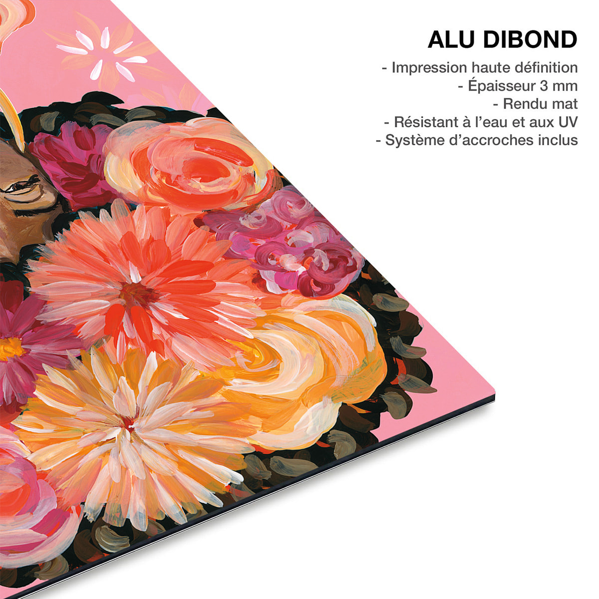 Tableau de fleurs Botanica Tableau alu Dibond