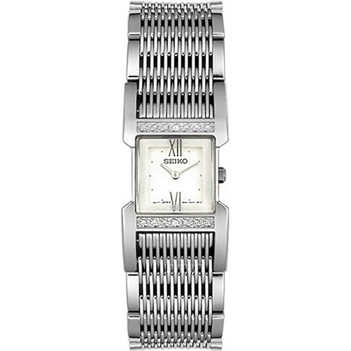 Reloj Seiko SUJ267 Mujer Analogico Cuarzo con Correa de Acero inoxidable