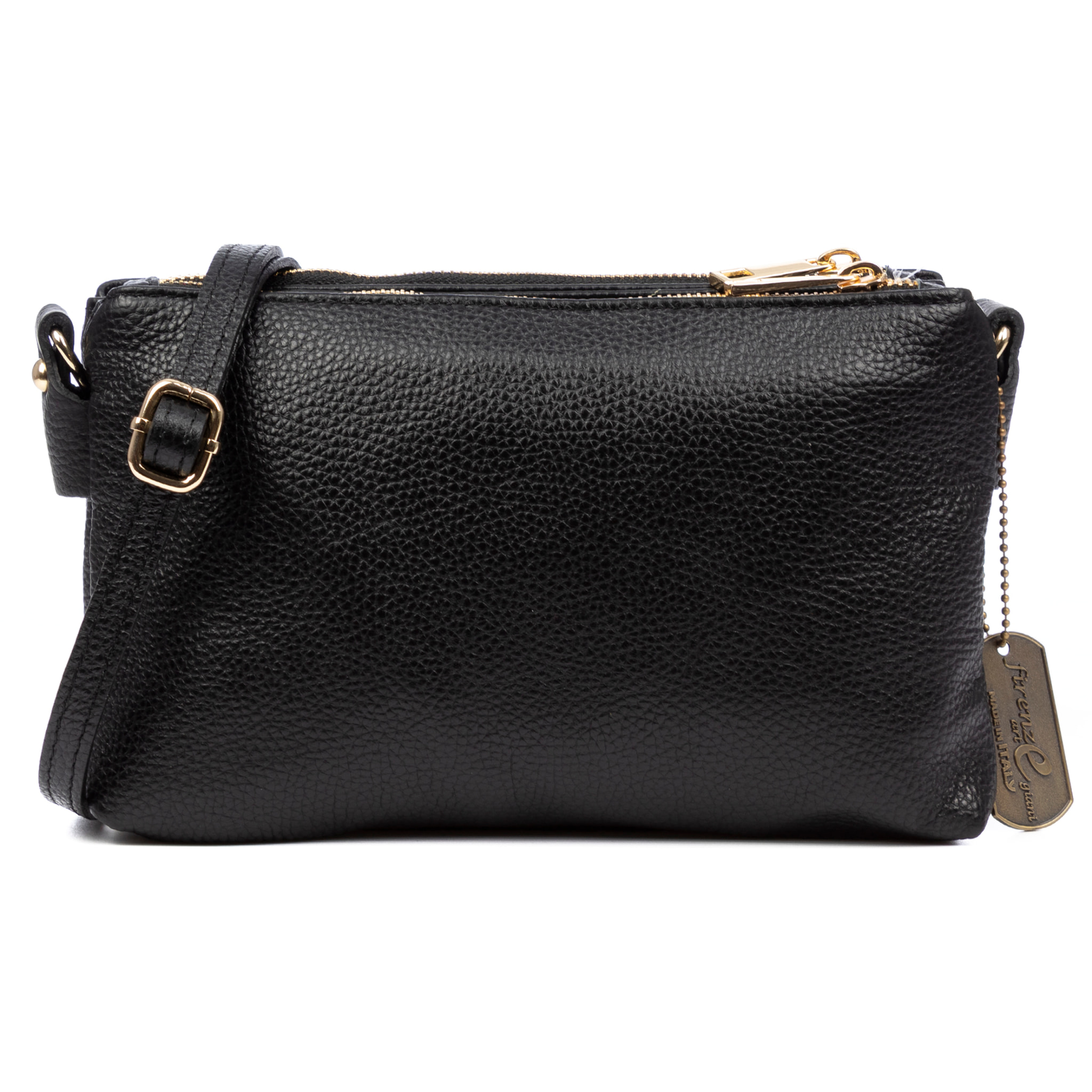 Barbania borsa a tracolla donna. Pelle autentica Dollaro.