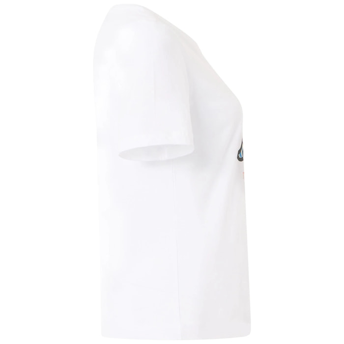 T-Shirts & Top Kappa Donna Logo Gaffa Bianco