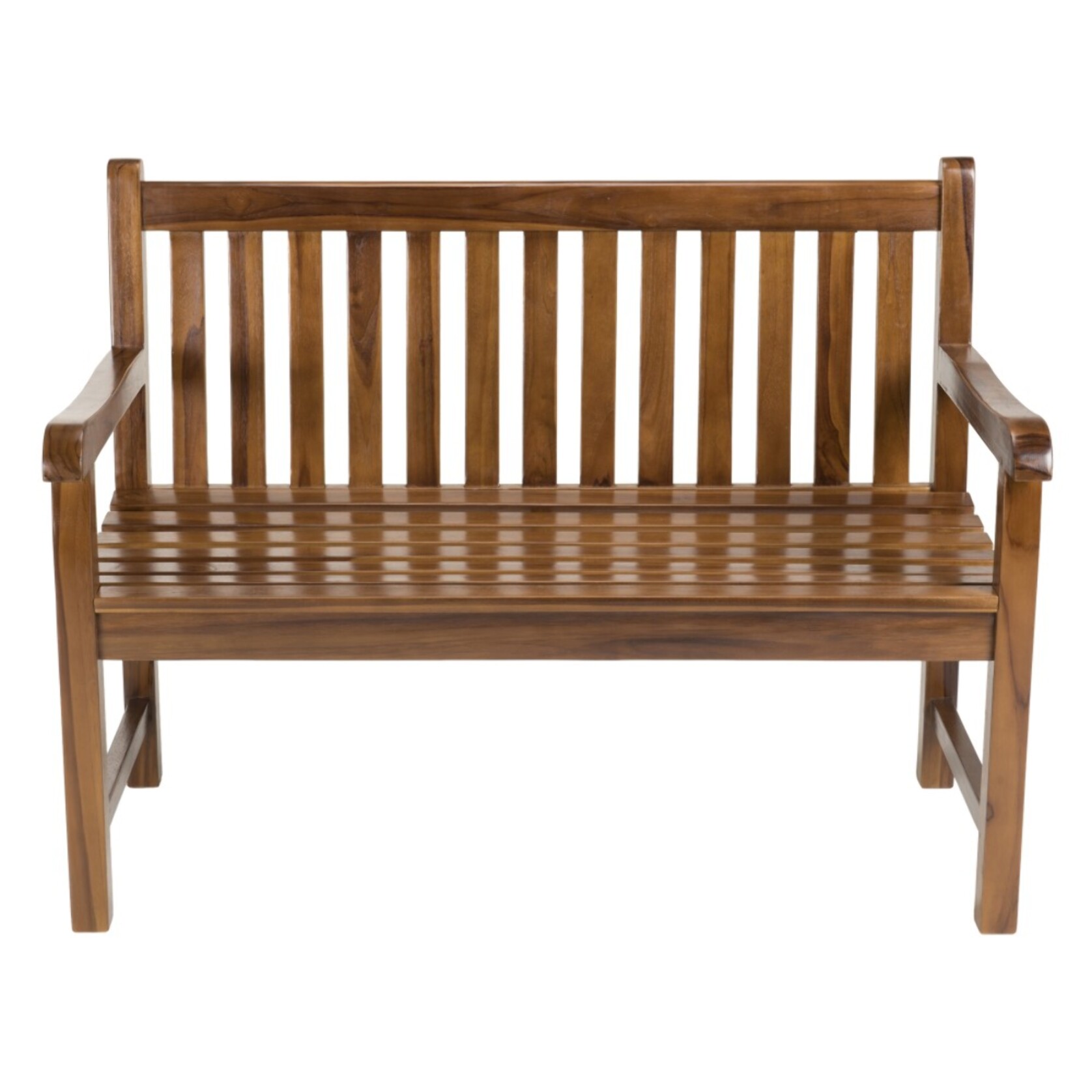 MAEVA - Banc de jardin Java en bois teck huilé