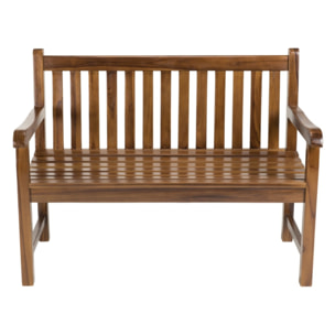 MAEVA - Banc de jardin Java en bois teck huilé