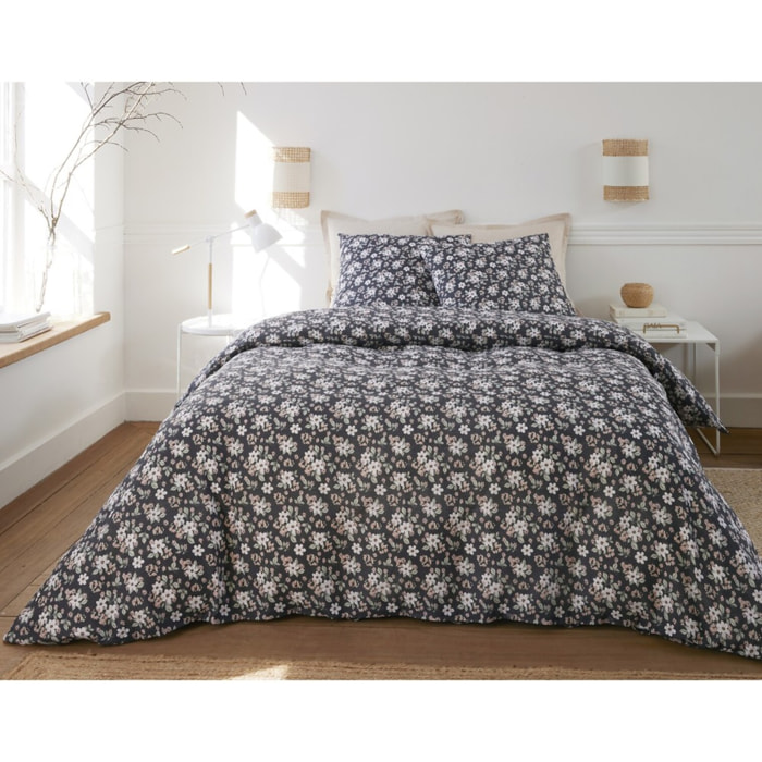 Parure housse de couette coton multicolore