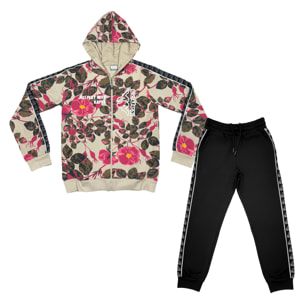 Tuta Ragazza KAPPA 8 - 16 Anni Cotone Felpato