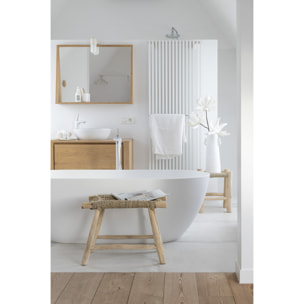 J-Line vase Conique - céramique - blanc - large - 55 cm de hauteur