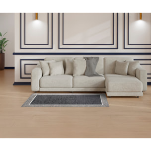 TAPPETO ARREDO ROMA ANTRACITE 175x280 CON FONDO ANTISCIVOLO