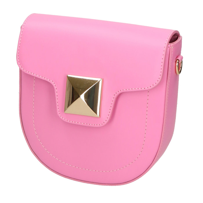 Borsa a tracolla da donna - Modello Calista - Vera pelle - 19.0 x 20.0 x 7.0 cm