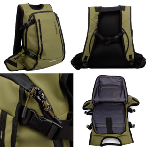 Set di 3 valigie flessibili in tessuto idrorepellente, riflettenti e ad alta durata.