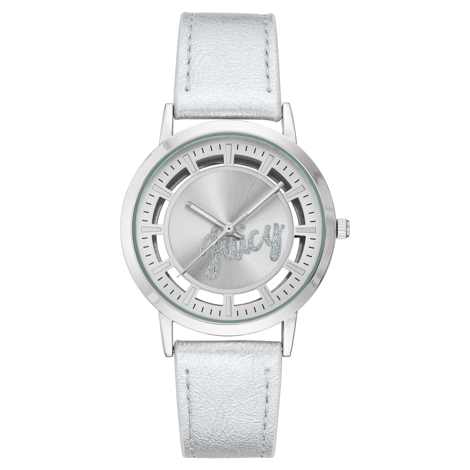 Reloj Juicy Couture JC1215SVSI Mujer Analogico Cuarzo con Correa de Polipiel