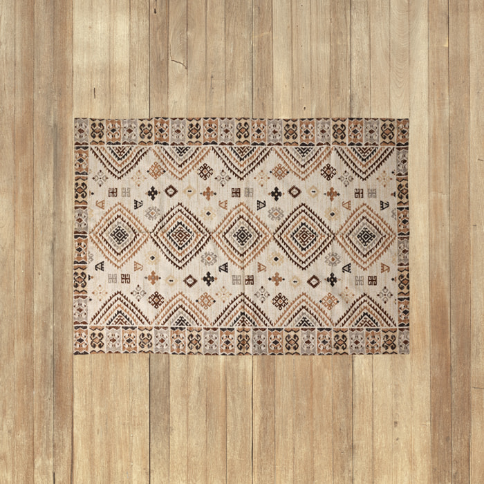 Alfombra de algodón estampado Klim: 180x120cm, 2100g