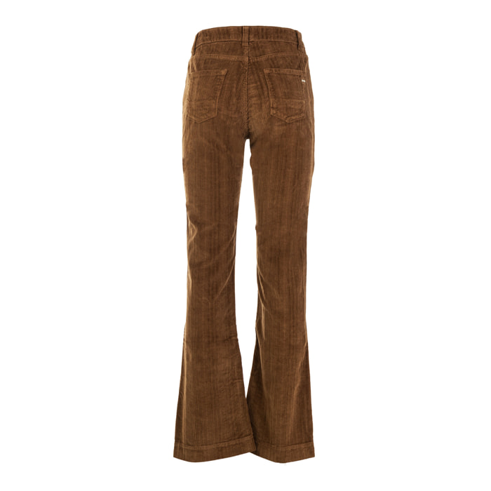 REIGN pantalone donna legno