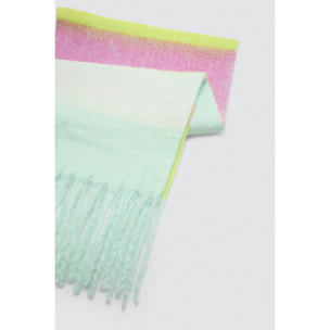 Sciarpa a righe colorate