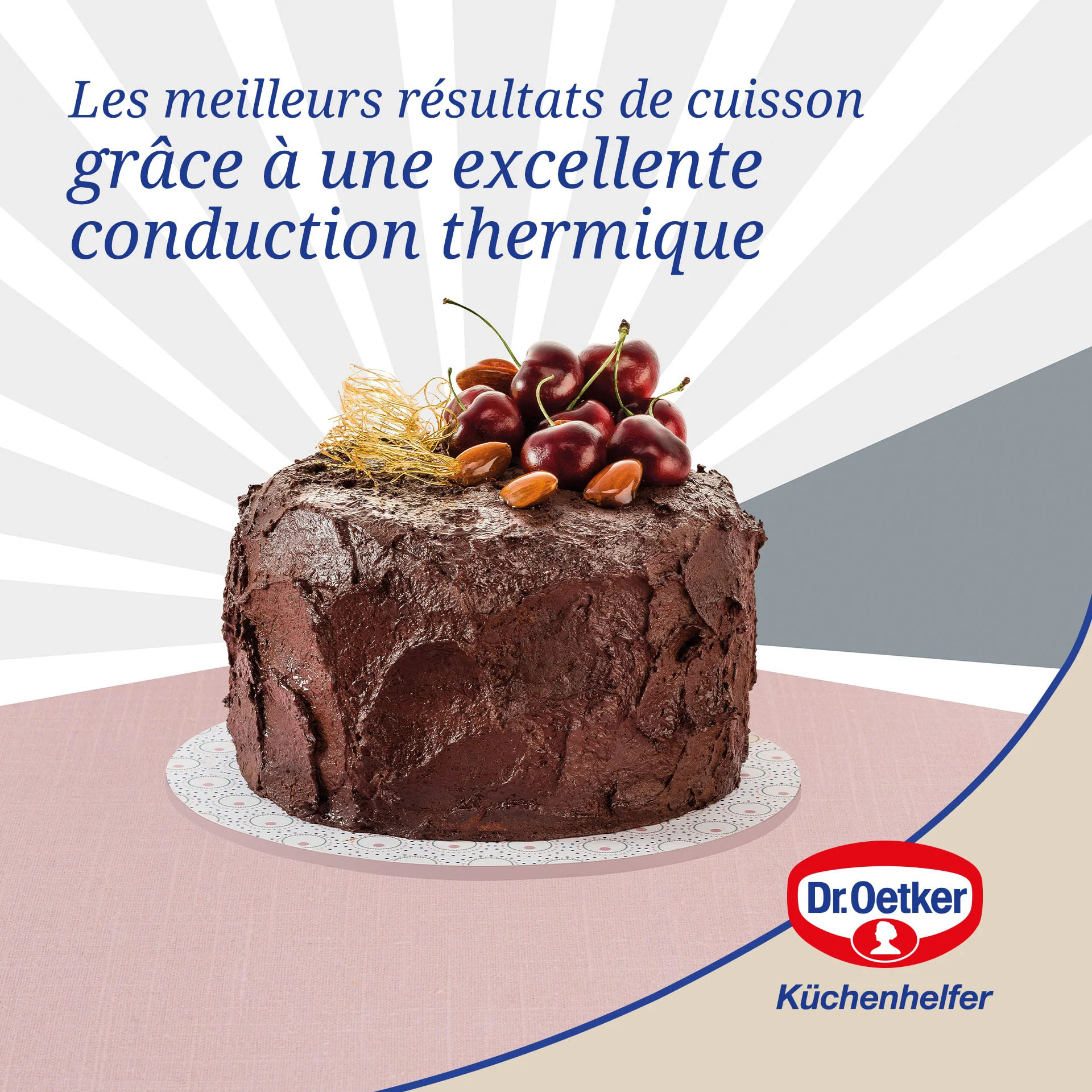 Moule à manqué à charnière Dr.Oetker Rétro