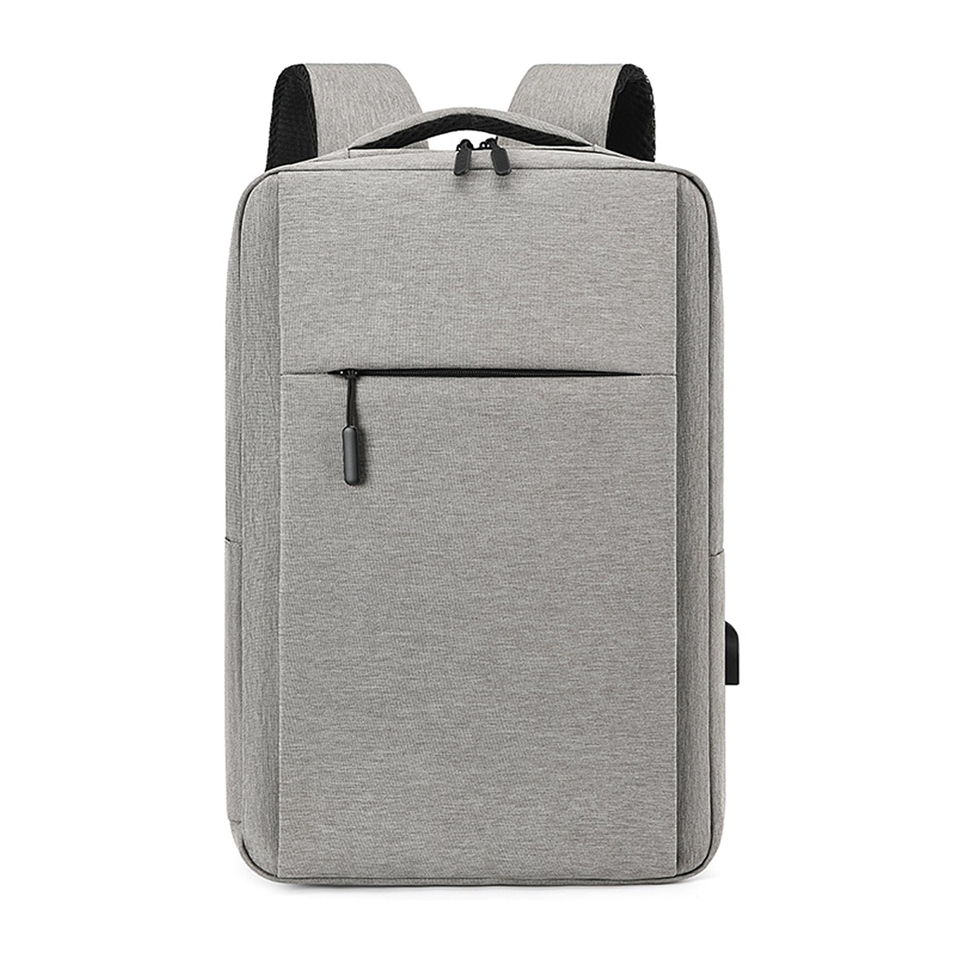 DAM Mochila para Laptop con interfaz de carga USB. 30x13x48 Cm. Color: Gris