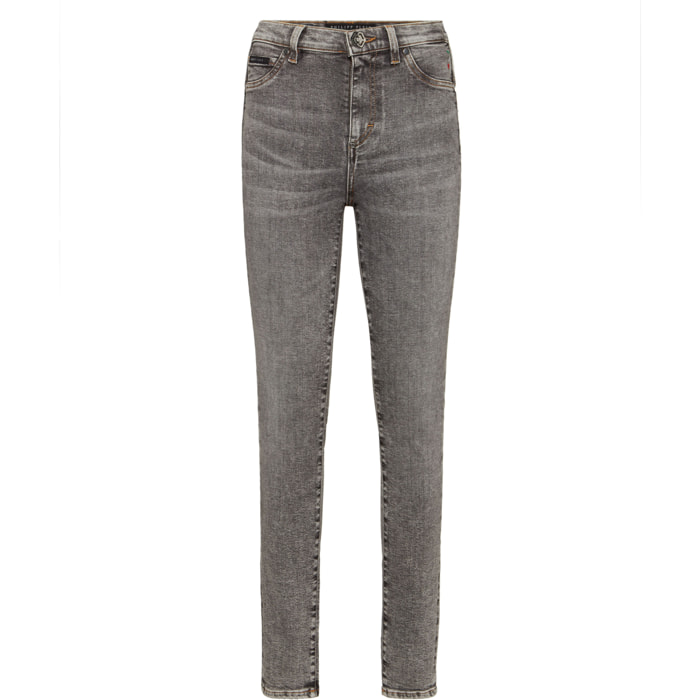 PHILIPP PLEIN Jegging de cintura alta