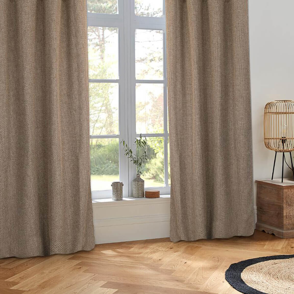 Rideau "Wild" beige 140x260cm