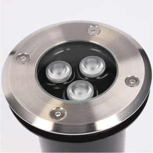 Forlight Empotrable De Suelo Ip65/Ip67 Ringo Ø110Mm Led 2,7W 4000K Acero Inoxidable 229L