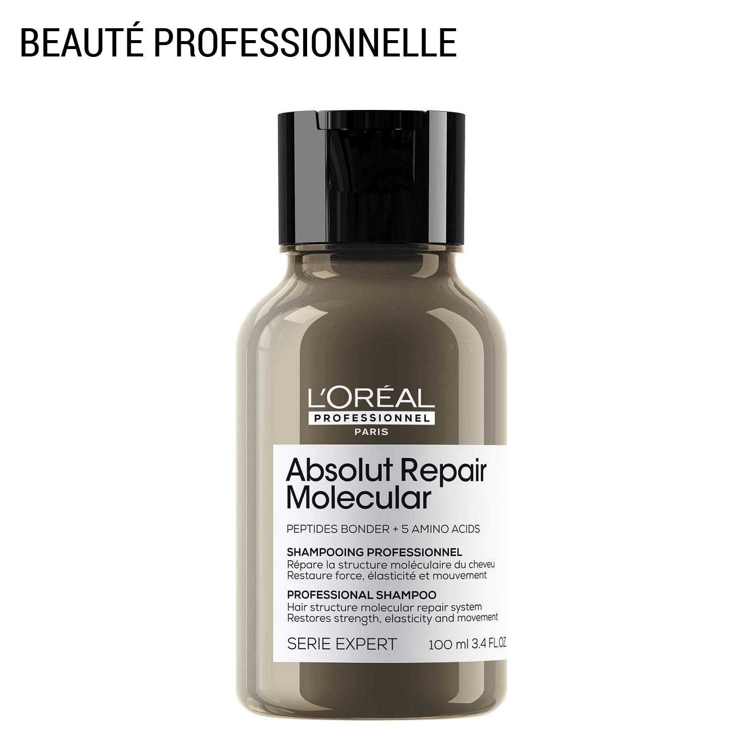 Absolut Repair Molecular - Shampooing Réparateur pour Tous Types de Cheveux Abîmés 100 ml