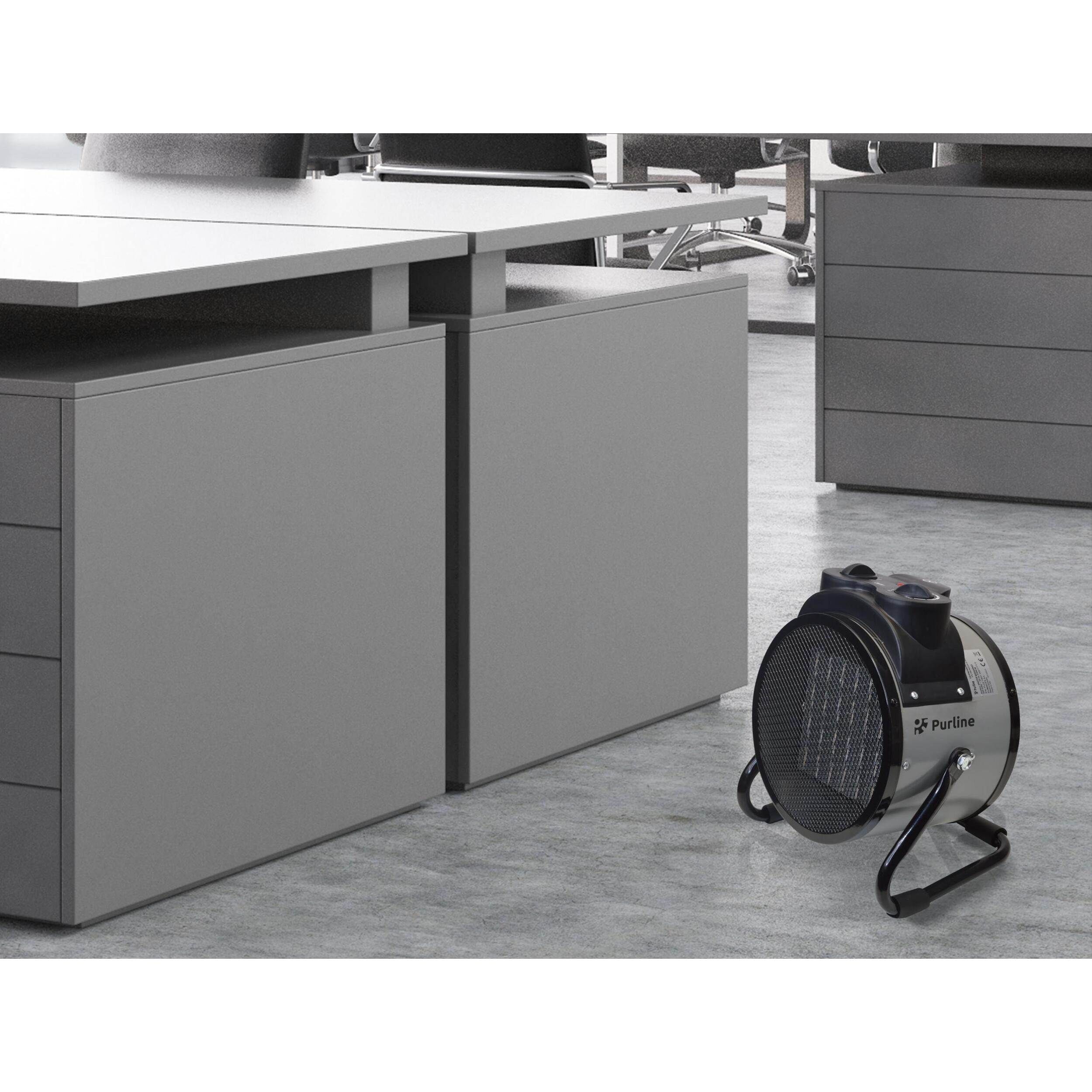 Calefactor Industrial en gris HOTI F2000 IND PURLINE 2000 W