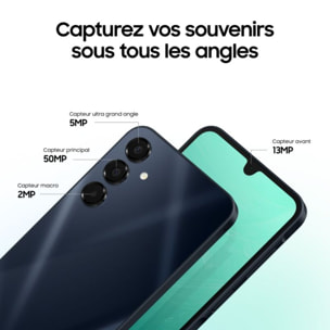 Smartphone SAMSUNG Galaxy A16 128Go Bleu nuit 5G