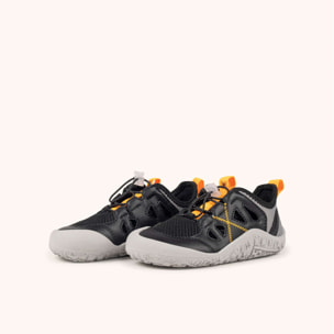 Zapatilla de Verano Infantil Barefoot Negra y Naranja MUNICH MINI GLOSS 01