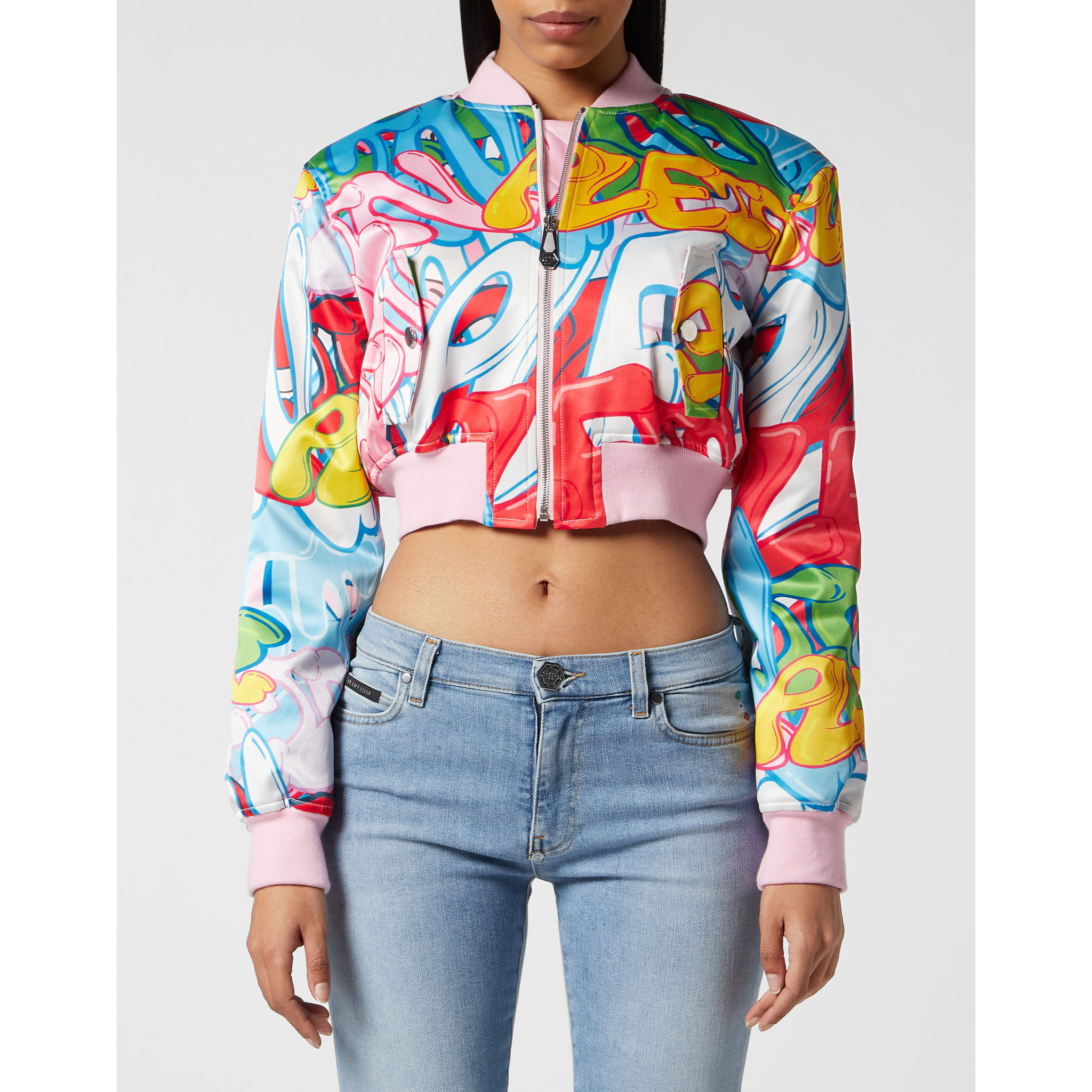 PHILIPP PLEIN Bomber BOMBING GRAFFITI